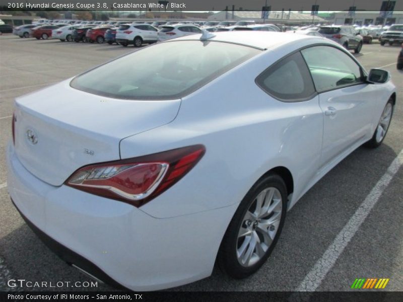 Casablanca White / Black 2016 Hyundai Genesis Coupe 3.8