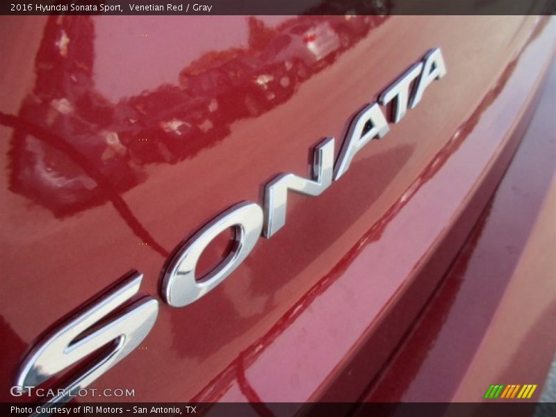 Venetian Red / Gray 2016 Hyundai Sonata Sport