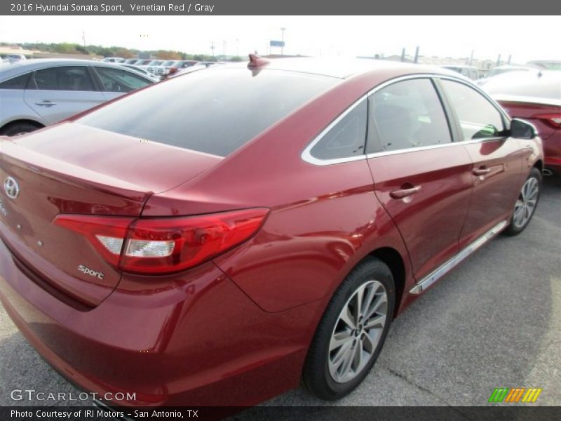 Venetian Red / Gray 2016 Hyundai Sonata Sport