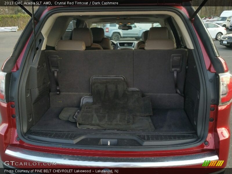 Crystal Red Tintcoat / Dark Cashmere 2013 GMC Acadia SLT AWD
