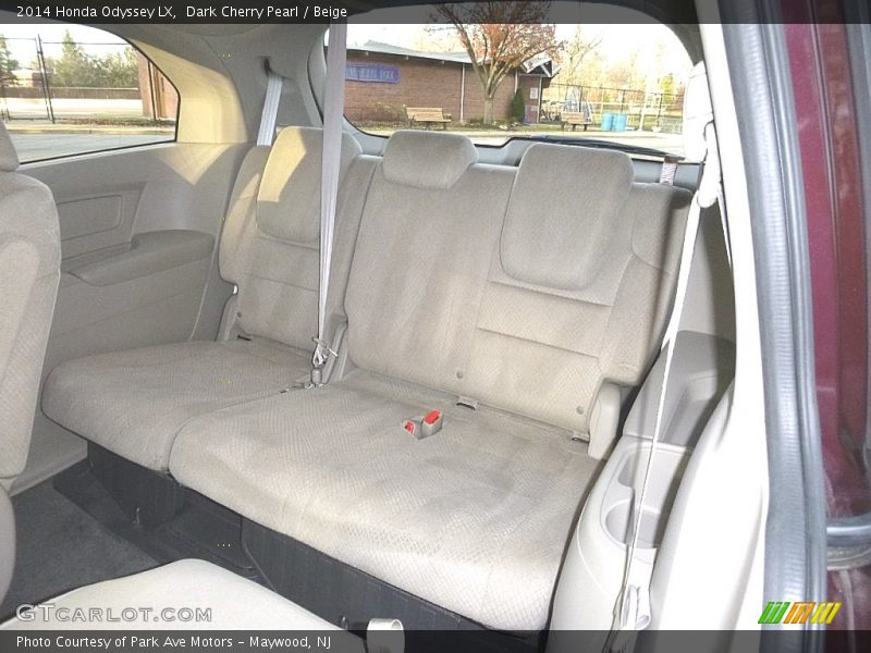 Dark Cherry Pearl / Beige 2014 Honda Odyssey LX