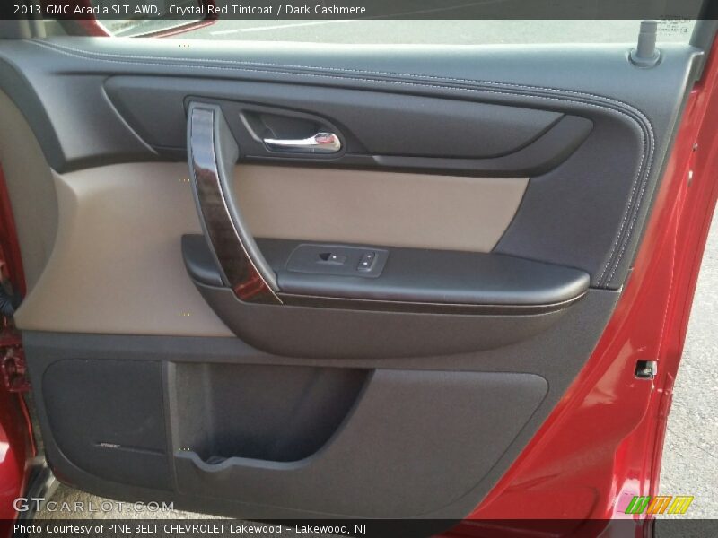 Crystal Red Tintcoat / Dark Cashmere 2013 GMC Acadia SLT AWD