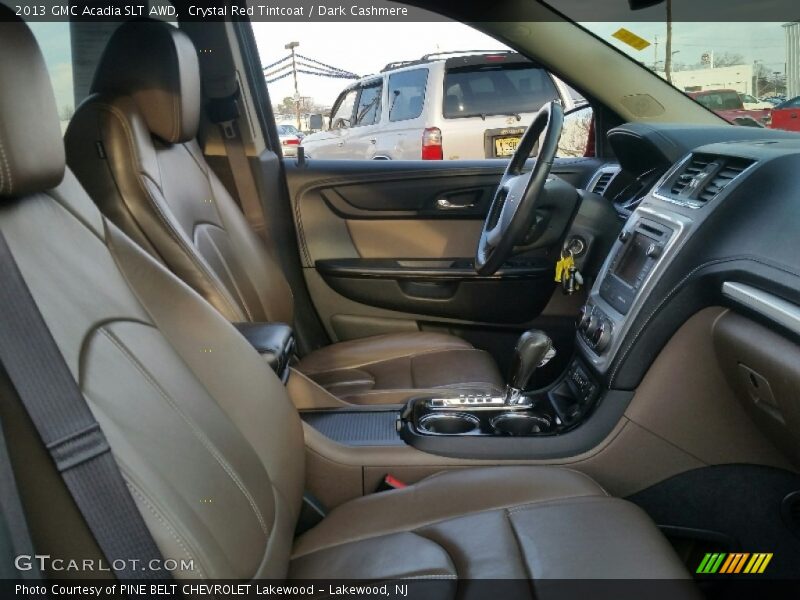 Crystal Red Tintcoat / Dark Cashmere 2013 GMC Acadia SLT AWD