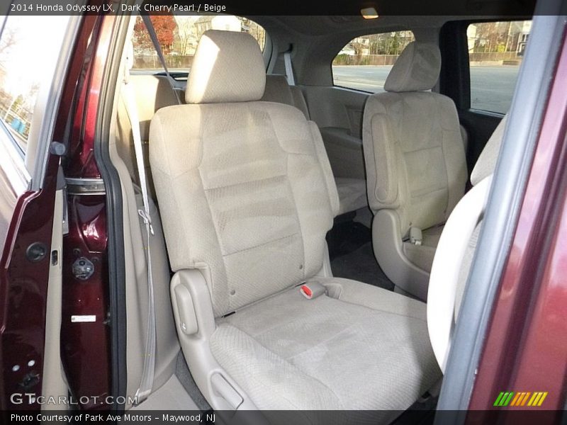 Dark Cherry Pearl / Beige 2014 Honda Odyssey LX