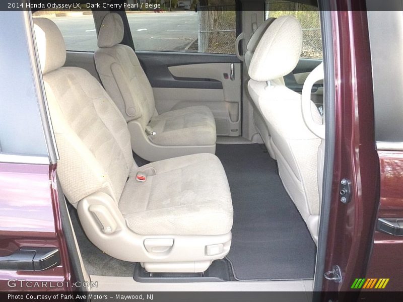 Dark Cherry Pearl / Beige 2014 Honda Odyssey LX
