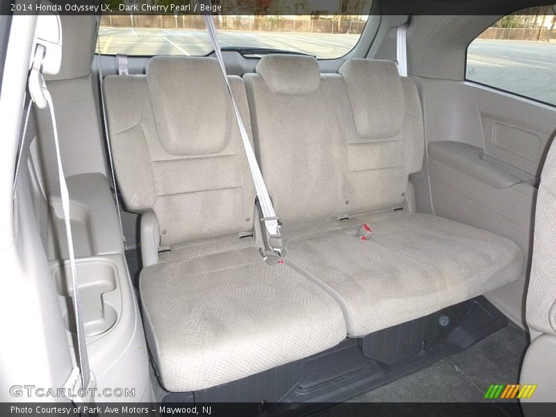 Dark Cherry Pearl / Beige 2014 Honda Odyssey LX