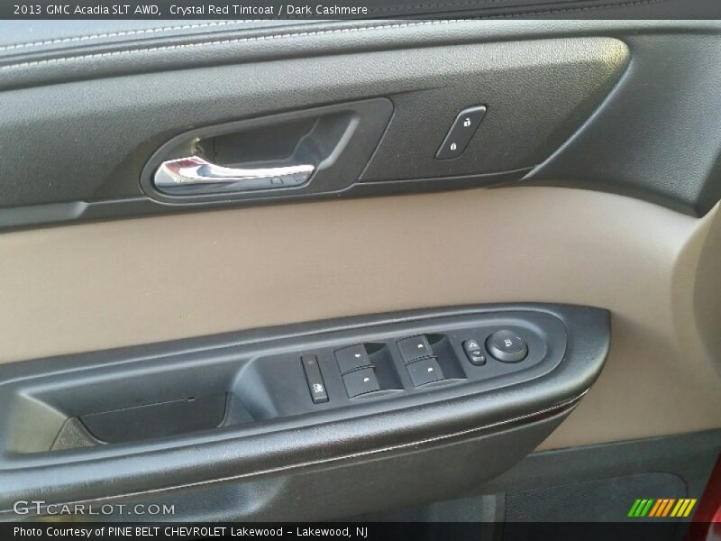 Crystal Red Tintcoat / Dark Cashmere 2013 GMC Acadia SLT AWD