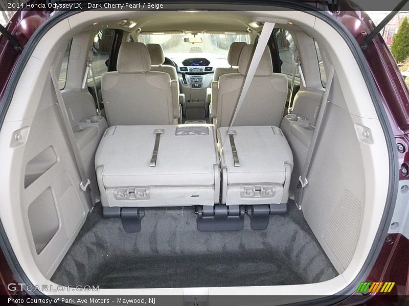 Dark Cherry Pearl / Beige 2014 Honda Odyssey LX