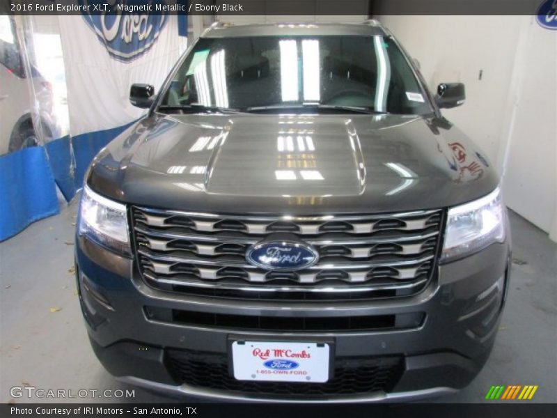 Magnetic Metallic / Ebony Black 2016 Ford Explorer XLT