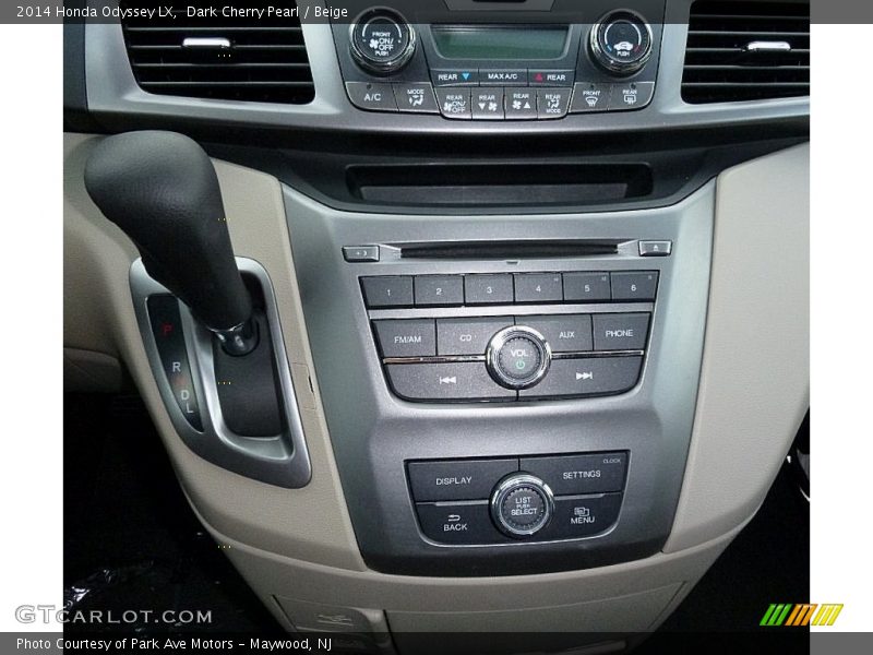 Dark Cherry Pearl / Beige 2014 Honda Odyssey LX