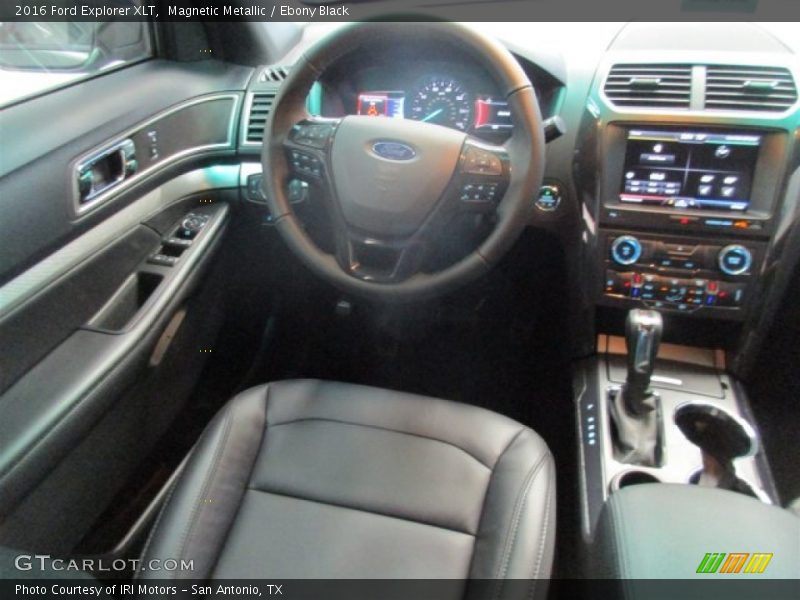 Magnetic Metallic / Ebony Black 2016 Ford Explorer XLT