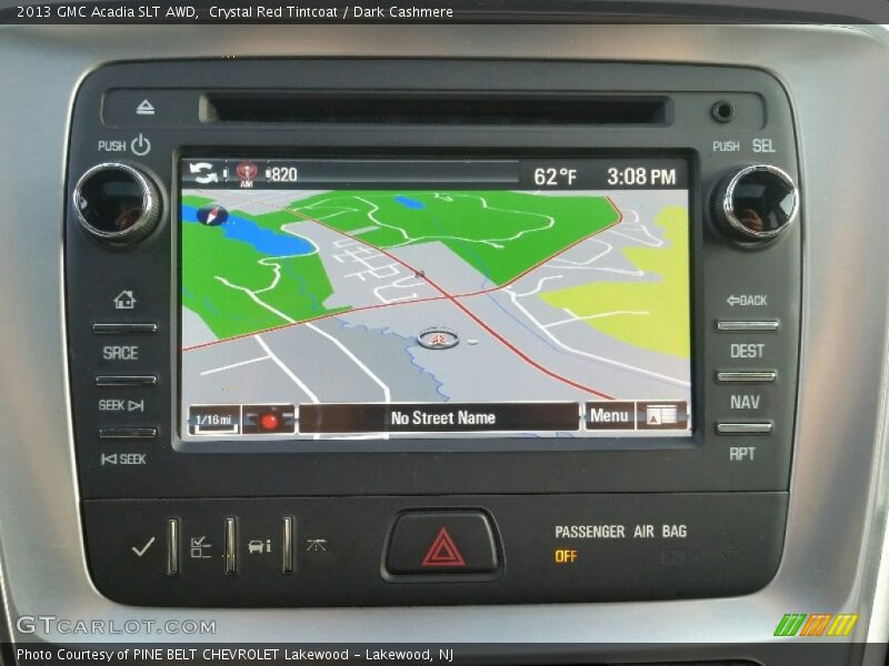 Crystal Red Tintcoat / Dark Cashmere 2013 GMC Acadia SLT AWD