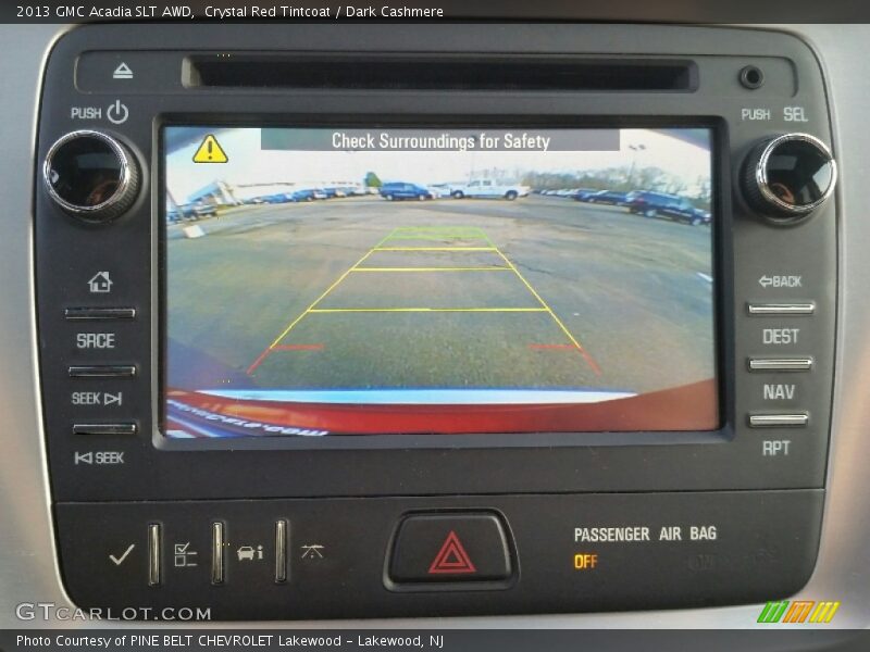 Crystal Red Tintcoat / Dark Cashmere 2013 GMC Acadia SLT AWD