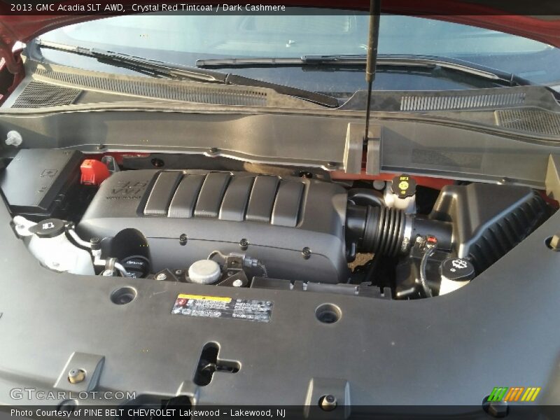 Crystal Red Tintcoat / Dark Cashmere 2013 GMC Acadia SLT AWD