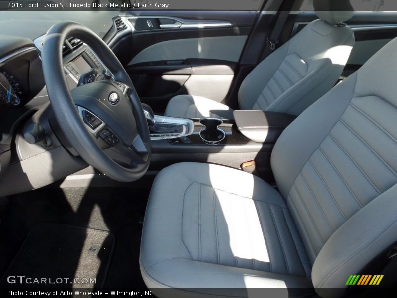 Tuxedo Black Metallic / Earth Gray 2015 Ford Fusion S