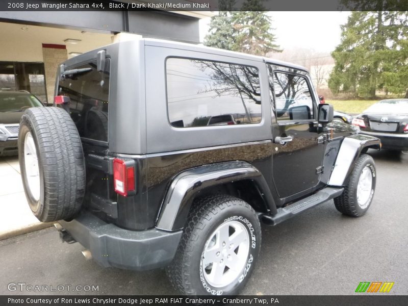 Black / Dark Khaki/Medium Khaki 2008 Jeep Wrangler Sahara 4x4