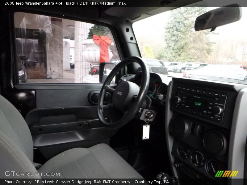 Black / Dark Khaki/Medium Khaki 2008 Jeep Wrangler Sahara 4x4