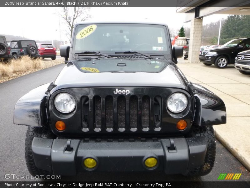 Black / Dark Khaki/Medium Khaki 2008 Jeep Wrangler Sahara 4x4