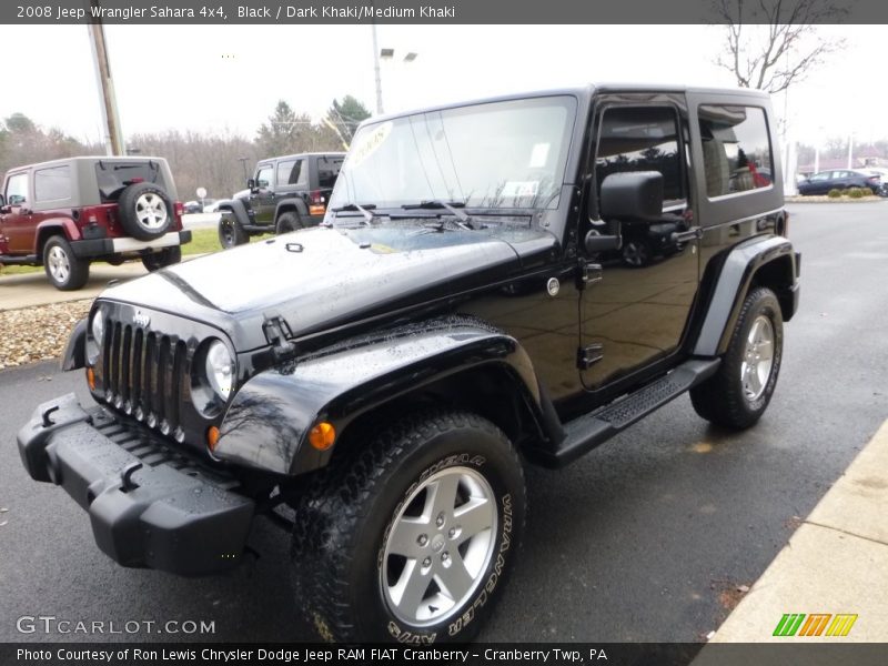 Black / Dark Khaki/Medium Khaki 2008 Jeep Wrangler Sahara 4x4