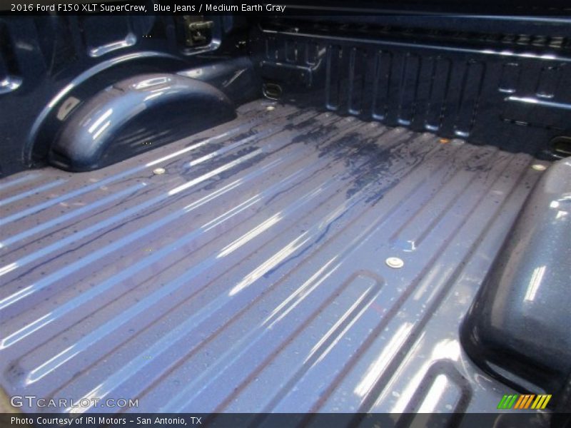 Blue Jeans / Medium Earth Gray 2016 Ford F150 XLT SuperCrew