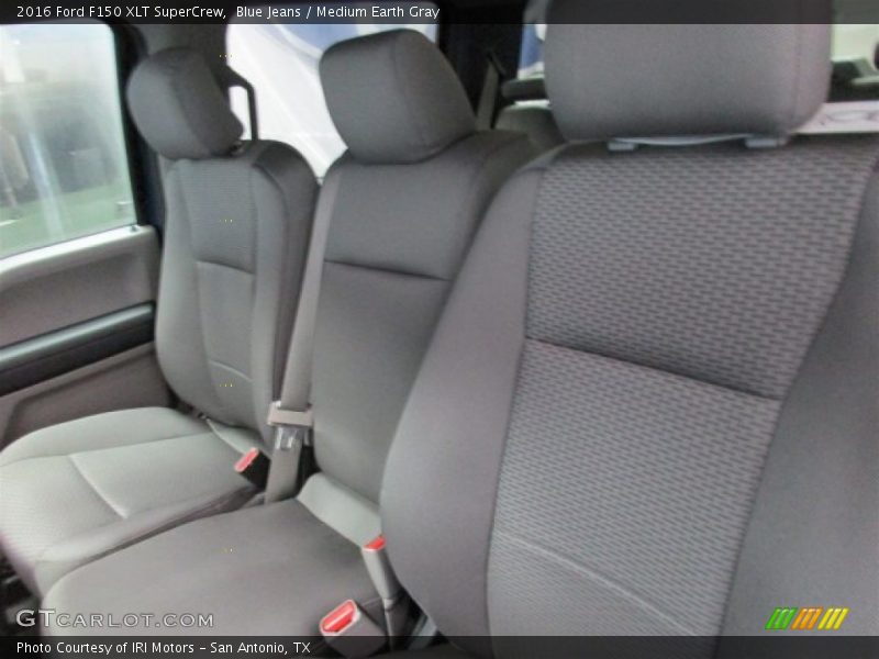 Blue Jeans / Medium Earth Gray 2016 Ford F150 XLT SuperCrew