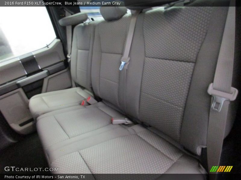 Blue Jeans / Medium Earth Gray 2016 Ford F150 XLT SuperCrew