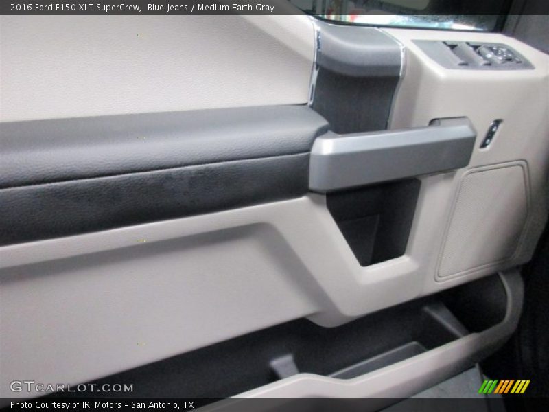 Blue Jeans / Medium Earth Gray 2016 Ford F150 XLT SuperCrew
