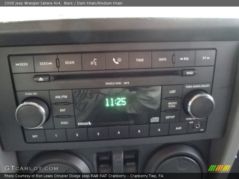 Black / Dark Khaki/Medium Khaki 2008 Jeep Wrangler Sahara 4x4