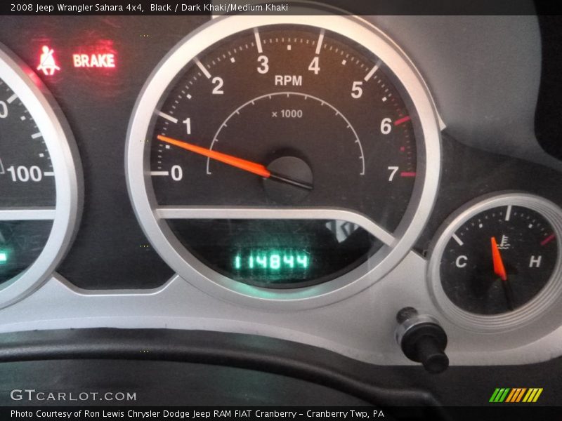 Black / Dark Khaki/Medium Khaki 2008 Jeep Wrangler Sahara 4x4