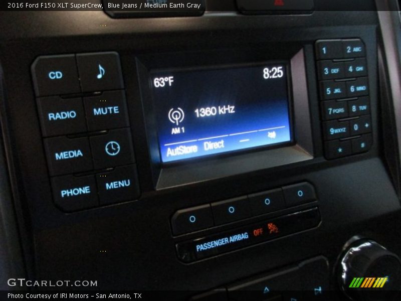 Blue Jeans / Medium Earth Gray 2016 Ford F150 XLT SuperCrew