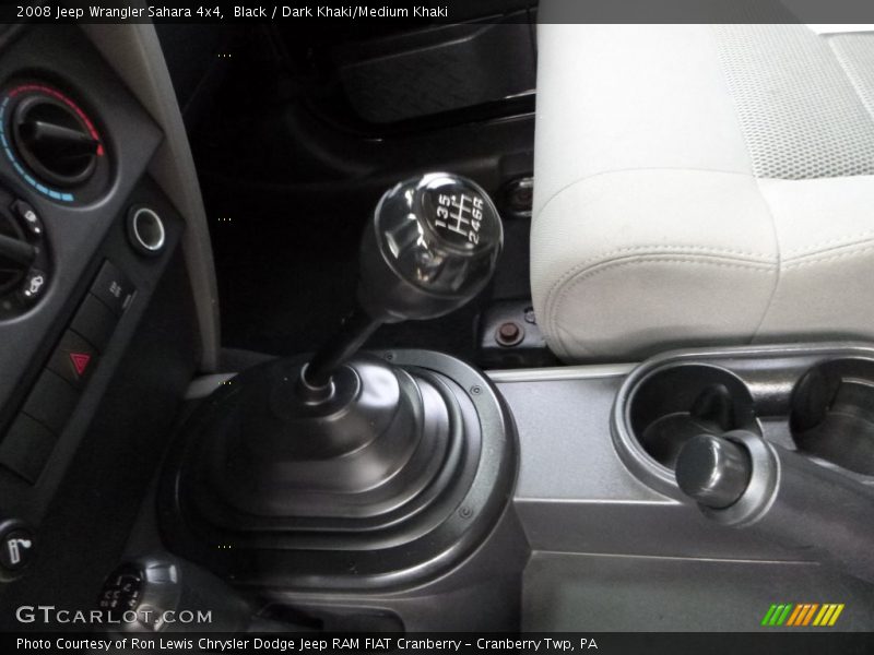 Black / Dark Khaki/Medium Khaki 2008 Jeep Wrangler Sahara 4x4