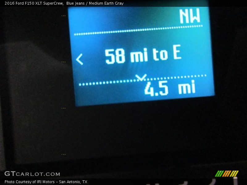 Blue Jeans / Medium Earth Gray 2016 Ford F150 XLT SuperCrew