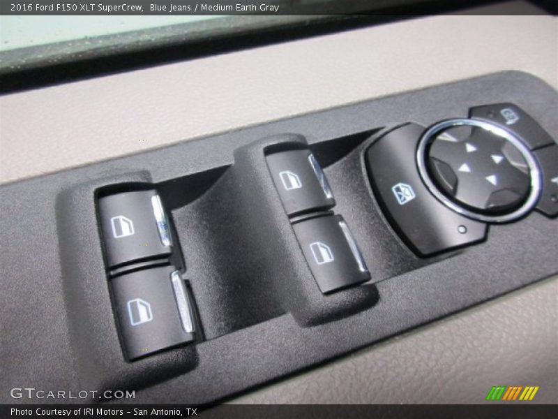 Blue Jeans / Medium Earth Gray 2016 Ford F150 XLT SuperCrew