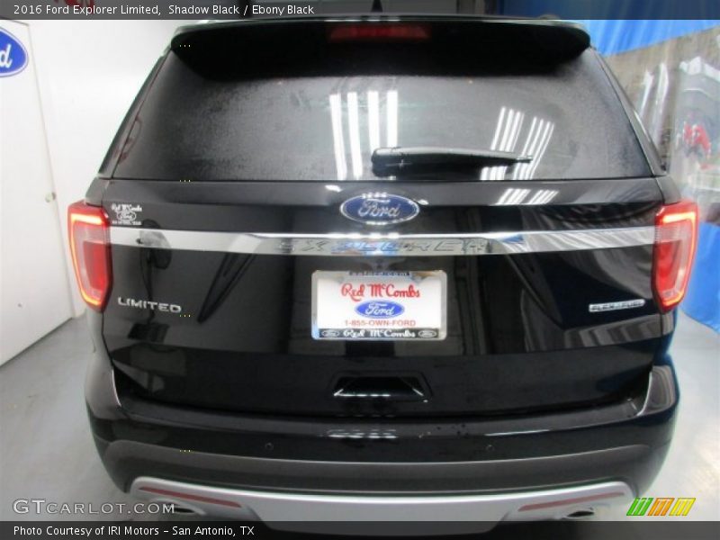 Shadow Black / Ebony Black 2016 Ford Explorer Limited