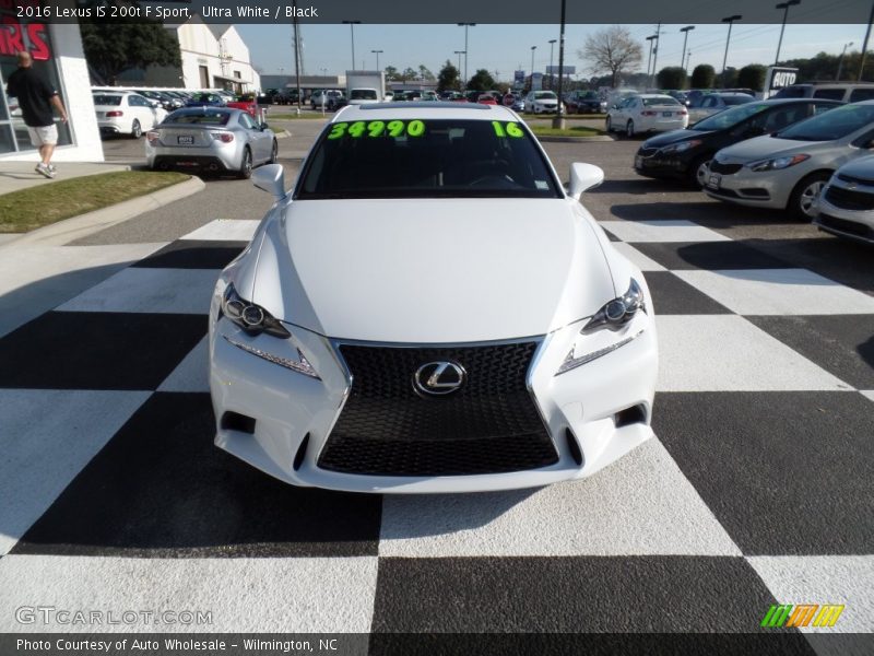  2016 IS 200t F Sport Ultra White