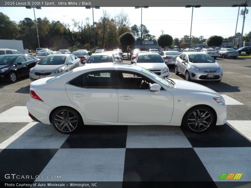 Ultra White / Black 2016 Lexus IS 200t F Sport
