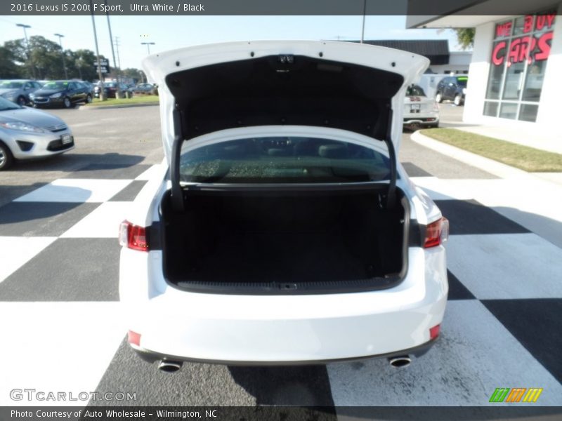 Ultra White / Black 2016 Lexus IS 200t F Sport
