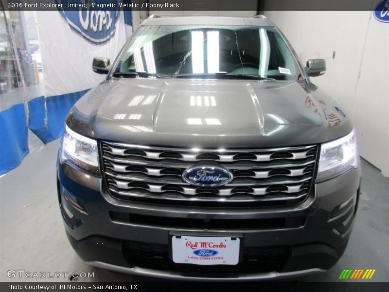 Magnetic Metallic / Ebony Black 2016 Ford Explorer Limited