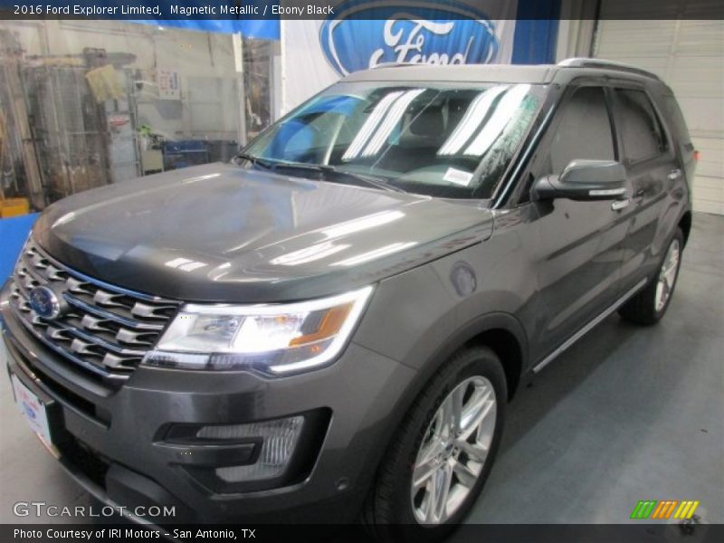 Magnetic Metallic / Ebony Black 2016 Ford Explorer Limited