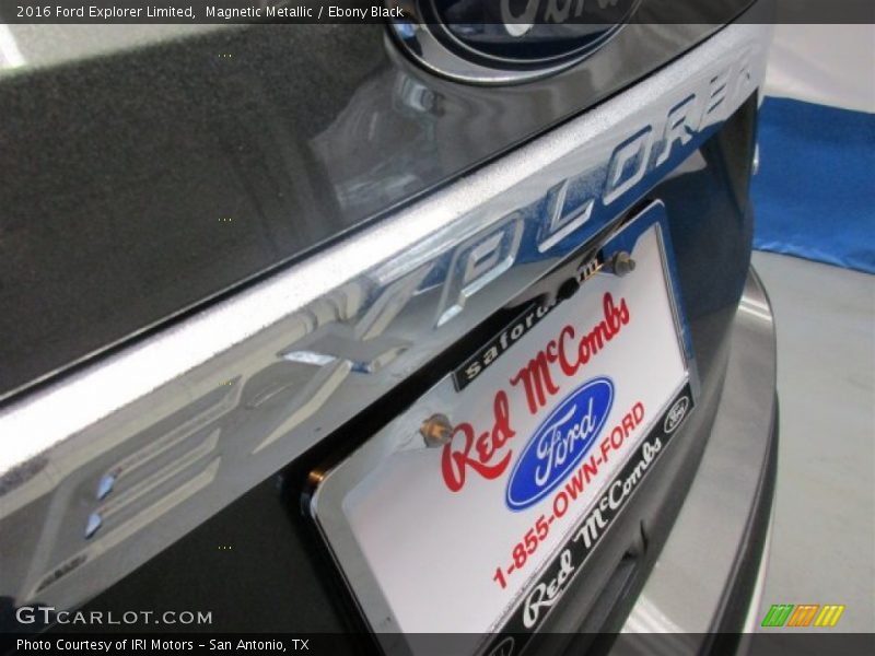 Magnetic Metallic / Ebony Black 2016 Ford Explorer Limited