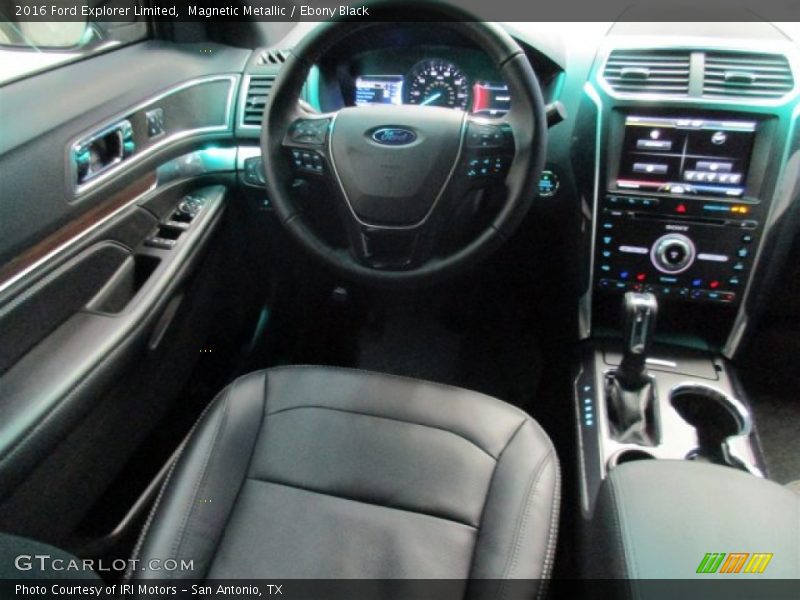 Magnetic Metallic / Ebony Black 2016 Ford Explorer Limited