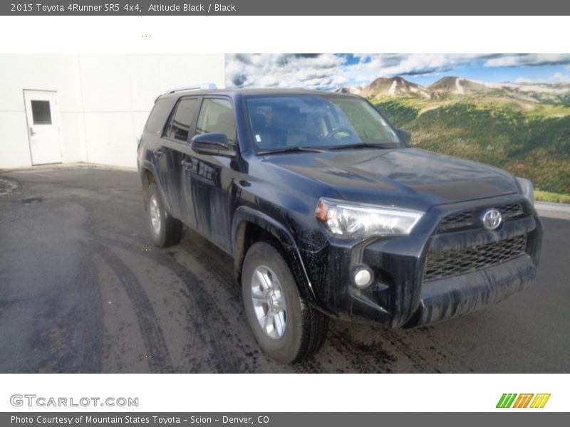 Attitude Black / Black 2015 Toyota 4Runner SR5 4x4