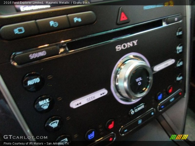Magnetic Metallic / Ebony Black 2016 Ford Explorer Limited