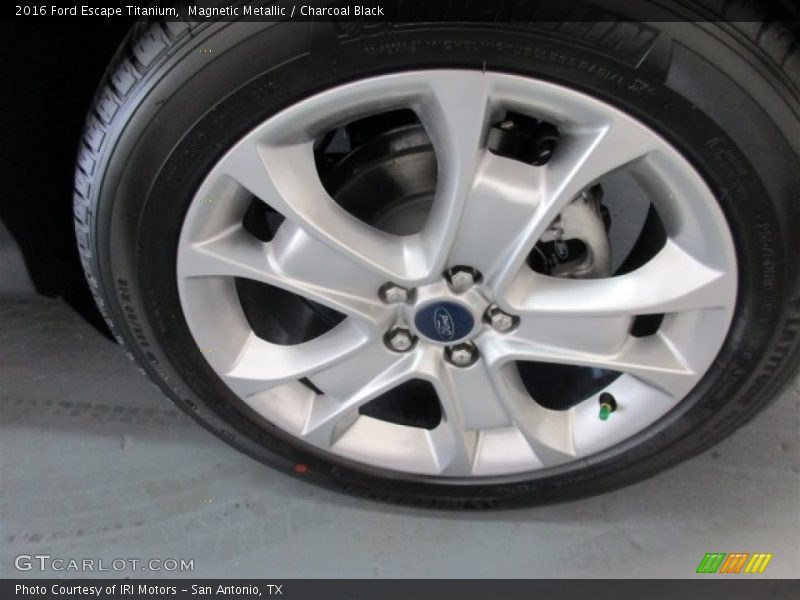 Magnetic Metallic / Charcoal Black 2016 Ford Escape Titanium