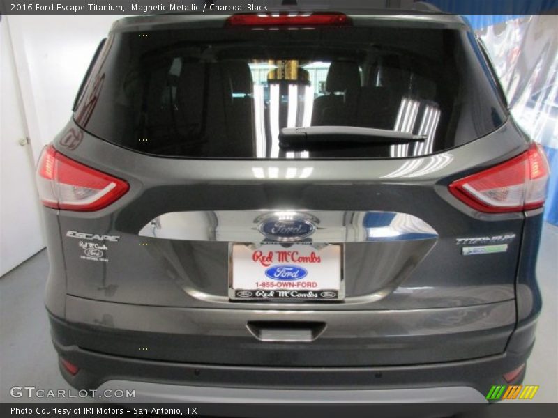 Magnetic Metallic / Charcoal Black 2016 Ford Escape Titanium