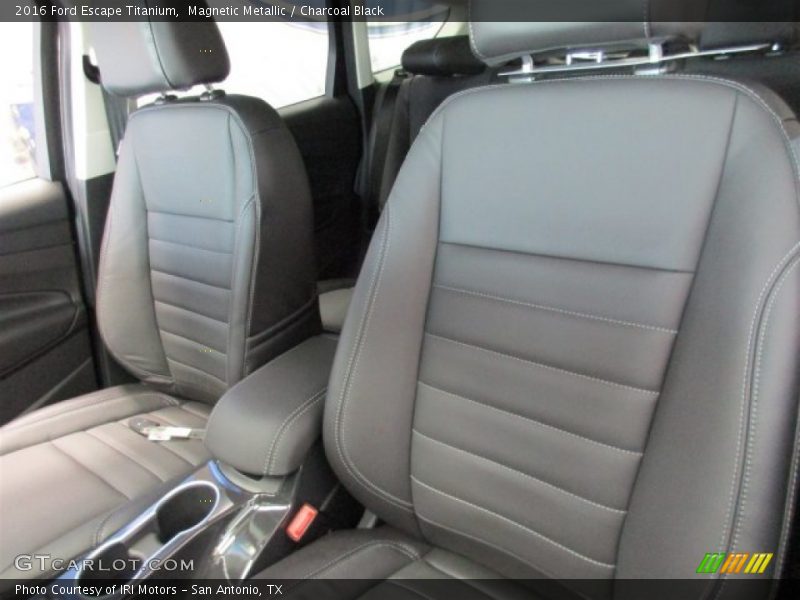 Magnetic Metallic / Charcoal Black 2016 Ford Escape Titanium