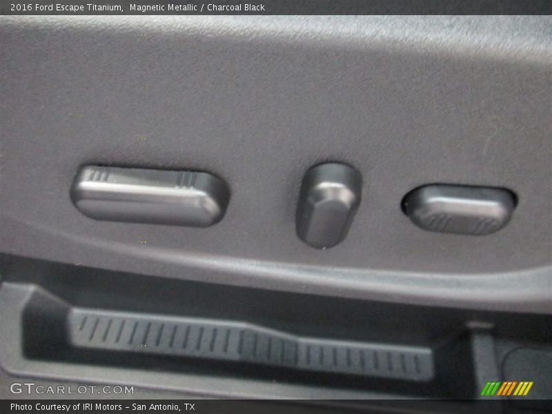 Magnetic Metallic / Charcoal Black 2016 Ford Escape Titanium