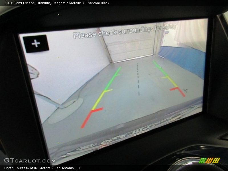 Magnetic Metallic / Charcoal Black 2016 Ford Escape Titanium