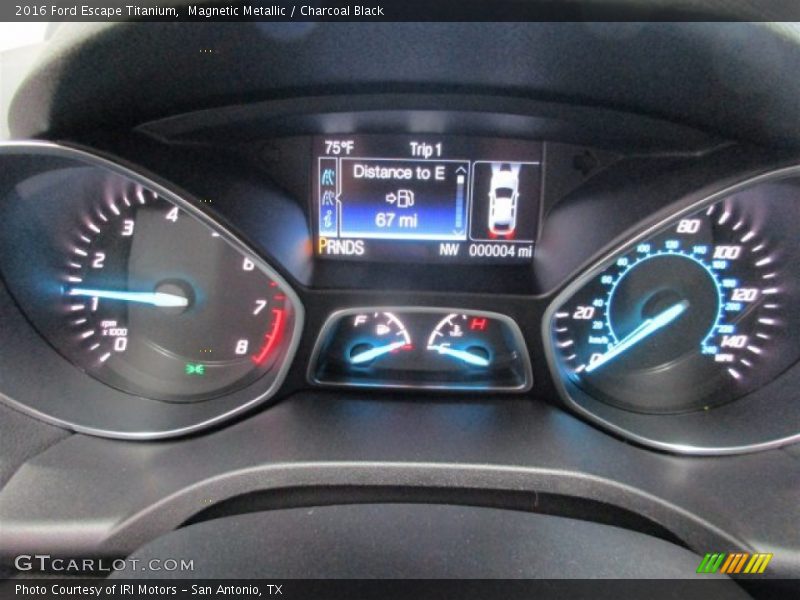 Magnetic Metallic / Charcoal Black 2016 Ford Escape Titanium