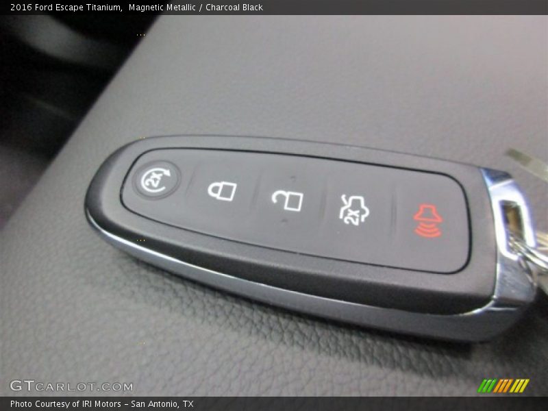 Magnetic Metallic / Charcoal Black 2016 Ford Escape Titanium
